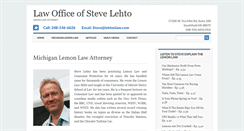 Desktop Screenshot of lehtoslaw.com