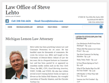 Tablet Screenshot of lehtoslaw.com